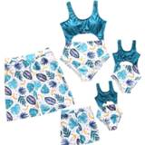 👉 Zwempak vrouwen kinderen jongens baby's meisjes Family Matching Swimwear Women Men Kids Boy Baby Girl Swimsuit Shorts Bathing Suit Mommy And Me