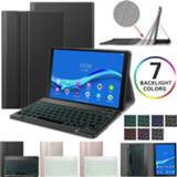 👉 Wireless Keyboard Backlit Case For Lenovo Tab M10 FHD Plus TB-X606F TB-X606X Tablet Stand Cover Folio English Russian