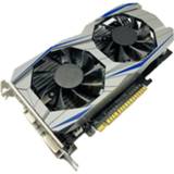 👉 Graphic card blauw zilver Professional GTX1050TI 2GB DDR5 Graphics Silver blue 128Bit HDMI DVI VGA GPU Game Video For NVIDIA PC Gaming