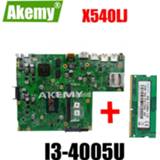👉 Moederbord x X540LJ Motherboard +4G-RAM I3-4005 GT920M For Asus X540L F540L Laptop Mainboard