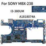 👉 Moederbord KoCoQin Laptop motherboard For SONY VPC-Y VPCYB15AG MBX-238 I3-380UM Mainboard A1818074A S0201-2 48.4KK02.021