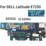 👉 Moederbord KoCoQin Laptop motherboard For DELL Latitude E7250 SR23Y i5-5200U CPU CN-02YX3C 02YX3C LA-A972P Mainboard perfect work
