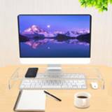 👉 Monitor Computer Screen Riser Shelf Desktop Stand Booster Acrylic Laptop Desk Holder