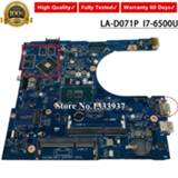 👉 Moederbord AAL15 LA-D071P FOR Dell Inspiron 15 5759 5559 Laptop Motherboard SR2EZ I7-6500U CN-0F1J0W 0F1J0W F1J0W Mainboard