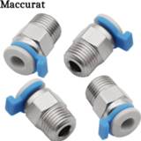 👉 F-connector Pneumatic Connectors PC4-01 Remote For V6 CR10 J-head MK8 1.75mm PTFE Tube 3D Printer Parts Quick Coupler Fittings Hotend Part