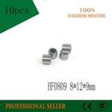 Clutch 10pcs HF0809 HF081209 8*12*9mm six single drawn cup needle roller bearing one way for 8mm shaft