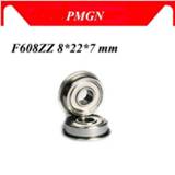 👉 Bearing High quality 5pcs ABEC-5 F608ZZ F608 ZZ 8*22*7 mm 8x22x7 Metal Double Shielded flanged Ball