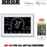 👉 Thermostaat TUYA WiFi 4.8 inch screen 2pipe 4pipe Fan coil thermostat for heating and cooling,Works with Alexa Google Home