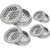 👉 Wardrobe steel 10/5pcs Round Cabinet Air Duct Vent 19mm-53mm Louver Mesh Hole Plug Decoration Cover Grille Ventilation Systems