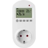 👉 Thermostaat Programmable Plug in Thermostat EU Socket 16A Electric Heating Underfloor Room Temperature Controller