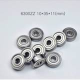 👉 6300ZZ 10*35*11(mm) 1 Piece bearings ABEC-5 6300 6300Z 6300ZZ chrome steel deep groove bearing