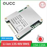 👉 Ebike Qucc BMS 10S 36V 15A 20A 30A 40A 50A 60A 18650 Balancer Li ion Lithium Battery Protection Board for Electric Scooter Motor