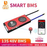 Software Daly 18650 smart BMS 13S 48V 80A 100A 120A Bluetooth 485 to USB device NTC UART togther Lion LiFepo4 Battery
