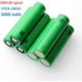 👉 Zaklamp 100% original VTC6 3.7 V 3000 MAH Li ion rechargeable 18650 battery for SONY us18650 3000mah toys tools flashlight