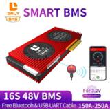Software Daly 18650 smart BMS 14S 48V 150A 200A 250A Bluetooth 485 to USB device CAN NTC UART Li-on Battery protection Board
