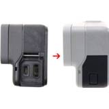 👉 Lens zwart Side Door Cover USB-C Port Protector Replacement for GoPro HERO 5/6/7 Black UV Filter Repair Parts Accessories