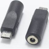 👉 Power connector 3.5*1.1 mm Female jack to Micro USB Male Plug DC Adapter for Phone MP3 MP4