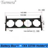 👉 Battery pack plastic Turmera 32650 32700 1*4 Holder Bracket Cell Safety Anti Vibration Brackets For 10Pairs