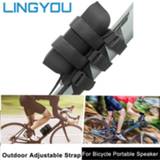 👉 Bike LINGYOU HomeMount Bicycle Speaker Mount For Most Portable Waterproof Outdoor Adjustable Strap Accessories