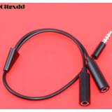 Headphone Cltgxdd 3.5mm audio jack Splitte 1 in 2 out interface male to Female Y Splitter Mic Adapter Extended Cable