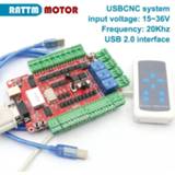 👉 Breakout board 4 Axis USB CNC interface controller USBCNC with Handle control port