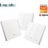 👉 Switch Lonsonho Tuya Zigbee Wireless Smart Scene 1 2 3 Gang Way Remote Control Sticker Zigbee2mqtt Home Assistant