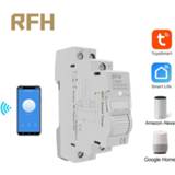 👉 Switch Home Smart 18mm 1P WiFi Remote APP Control Circuit Breaker Timing Staircase Timer Din Rail Universal 110V 220V AC Input