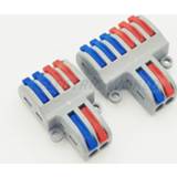 👉 F-connector Cable connector SPL-42 Mini Fast Wire Connectors Universal Compact Wiring Connection Lighting Push-in Conductor Terminal Block
