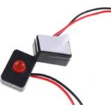 👉 Switch 2Pcs Adhesive Base Push Button Action Wired DC 12V 2AA dhesive for Car 3.5 x 2.5 15cm/ 1.4