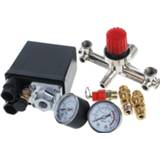 👉 Compressor REGULATOR HEAVY DUTY Air Pump Pressure Control Switch + Valve Gauge