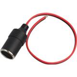 👉 Power connector 30cm Universal 12V 10A 120W Car Cigarette Lighter Female Socket Plug Auto Cigar Charger Cable Adapter