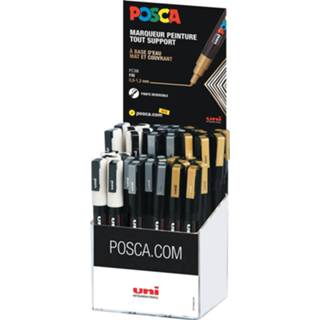 👉 Posca paintmarker PC-3M, display van 36 stuks in geassorteerde kleuren 3296280021775
