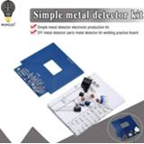 Scanner Metal Detector Unassembled Kit DC 3V-5V Suite Sensor Board Module Electronic DIY Kits PCB Buzzer Capacitor