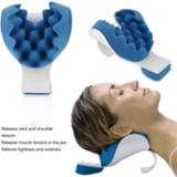 👉 Massager Comfortably Neck Pillow Shoulder Relaxer Support Tension Reliever Soft Sponge Releases Muscle Bed