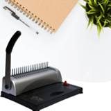 👉 Binding 21-Hole 450 Sheets Paper Comb Puncher Binder Machine Scrapbook Tool for Office School