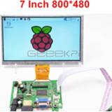 👉 Monitor GeeekPi Raspberry Pi 7 inch High-resolution 800*480 TFT LCD Display Screen with Driver Board for / Windows