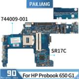 👉 Moederbord PAILIANG Laptop motherboard For HP Probook 650 G1 Core SR17C Mainboard 6050A2566302 744009-001 TESTED DDR3