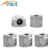 👉 Bearing 4PCS Anet SC8UU SCS8UU 8mm Motion Ball slider Block Bushing Linear Shaft 3D Printer Part