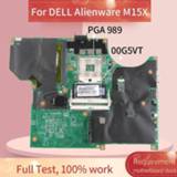 👉 Moederbord CN-00G5VT 00G5VT Laptop motherboard For DELL Alienware M15X Notebook Mainboard PM55 40GAB3900-A400