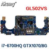 👉 Moederbord Laptop motherboard For Asus ROG GL502VS GL502VSK Mainboard testedI7-6700HQ N17E-G2-A1 SR2FQ GTX1070/8GB