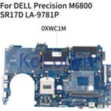 👉 Moederbord KoCoQin laptop Motherboard For DELL Precision M6800 CN-0XWC1M 0XWC1M LA-9781P SR17D Mainboard