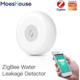 👉 Afstandsbediening ZigBee Smart Flood Sensor Water Leakage Detector Overflow Alert Security Alarm System Tuya/Smart Life App Remote Control