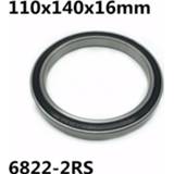 👉 Bearing 1pcs 6822-2RS 110x140x16 mm The high quality of ultra-thin deep groove ball bearings 6822RS 6822