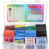 👉 F-connector 500PCS Solder Seal Wire Connectors & Heat Shrink Tubings Insulated Waterproof Electrical Butt Terminals Tubes with Case