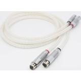 👉 Audiokabel zilver 1Pair OCC Silver plated XLR Audio cable Balance Male to Female M/F 8AG Twist