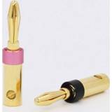 👉 Speaker adapter 8pcs Gold-Plated UST Banana Plugs 4mm Plug For Video Audio