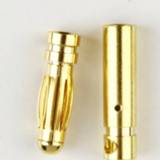 F-connector goud NEW 8.0/3.0 Male Gold Bullet Banana Plug Connectors RC Battery Electronic Hook Professional portable Fashionion