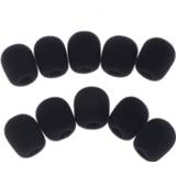 Headset foam 10pcs Replacement Microphone Cover Telephone Mic Windscreen Windshied 25*8mm