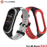 👉 Polsband silicone Mijobs X Style Strap For Mi Band 5 4 3 Sport Bend Correa Wristbands Miband Xaomi Xiomi Accessories