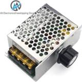 👉 Voltage regulator 4000W AC 110V-220V SCR Adjustable Motor Speed Controller Control Dimming Dimmers Thermostat Import High-power